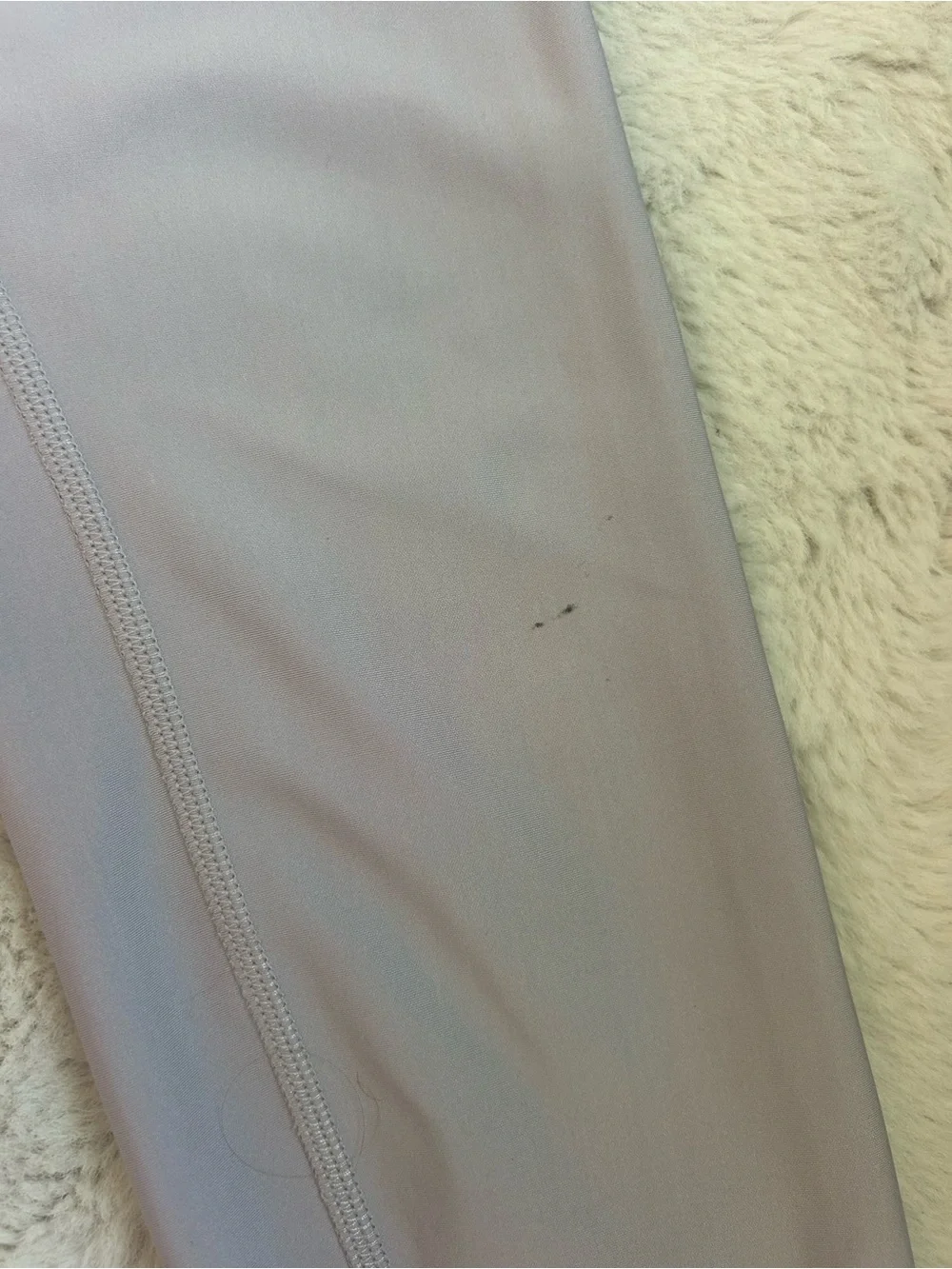 ALO Yoga small Lavender High-Waist Leggings with minor mark on leg